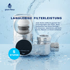 Pure Flow™ Hahnaufsatz-Wasserfilter — 5-Stufen-Filtersystem