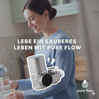 Pure Flow™ Hahnaufsatz-Wasserfilter