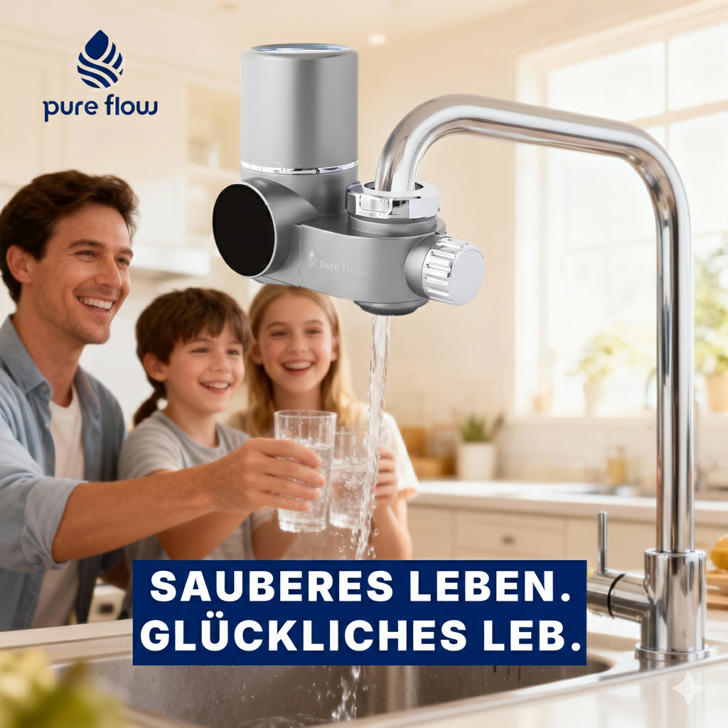 Pure Flow™ Hahnaufsatz-Wasserfilter